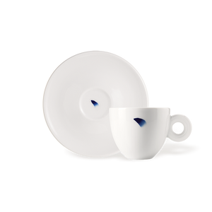 Set of 2 Cappuccino Cups - the Lee Ufan Illy Art Collection