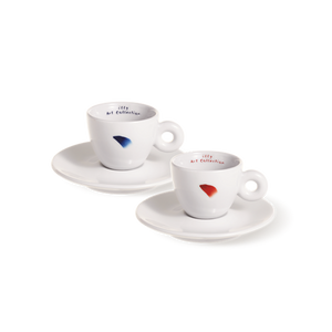 Set of 2 Espresso Cups - the Lee Ufan Illy Art Collection
