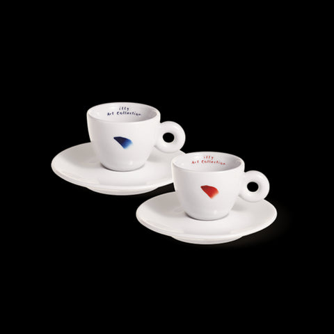 Set of 2 Espresso Cups - the Lee Ufan Illy Art Collection