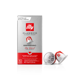 Case of illy Compatible Capsules CLASSICO ESPRESSO roast