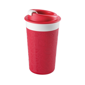 illy Travel Mug Zagnoli 350ml (red)