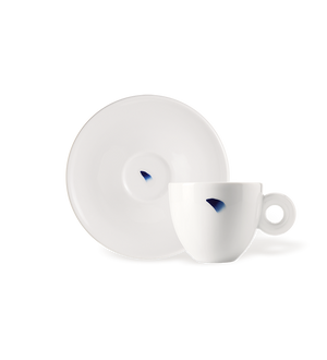 Set of 2 Cappuccino Cups - the Lee Ufan Illy Art Collection